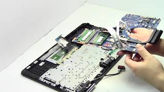 Repair HP PAVILION 15AU123CA Laptop Motherboard Dismantle 15BK 15AB 15BJ 15AW M6AQ000 [upl. by Eboh]