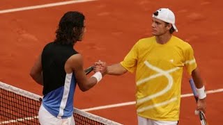 Rafael Nadal vs PaulHenri Mathieu 2006 RG R3 Highlights [upl. by Egdamlat]