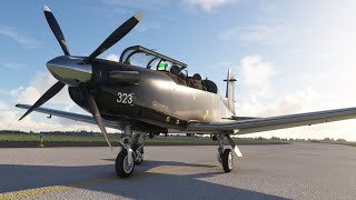 First look at the IRIS Simulations T6 Texan II in Microsoft Flight Simulator [upl. by Verney]