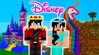 DISNEYLAND in Minecraft  UNICORNUL Cascada [upl. by Catriona]