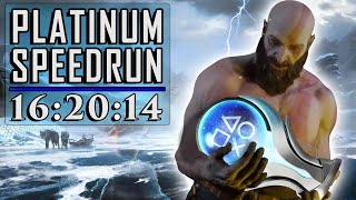 God of War Ragnarok  Platinum Speedrun 162014 [upl. by Osbourne245]