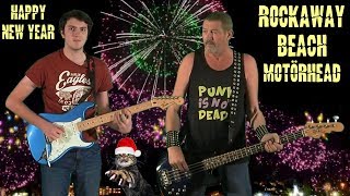 Happy New Year Rockaway Beach  Motörhead guitar and bass cover [upl. by Atiras123]