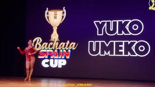 YUKO UMEKO SHOW EN BACHATA SPAIN CUP 2023 SOLISTAS [upl. by Tierney292]