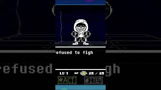 Sparing Dust Sans undertale undertalefangame sans shorts Dusttale [upl. by Ielak]