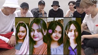 BTS REACTION Labonno Tasnim Loba  Tik Tok ‪SobujAhmed101‬ [upl. by Intihw75]