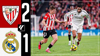 HIGHLIGHTS  Athletic 21 Real Madrid  LaLiga 202425 [upl. by Ira]