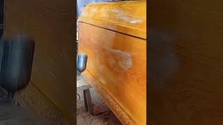 easy way of techniques for Spray paint wood  woodworking project [upl. by Laehcimaj]