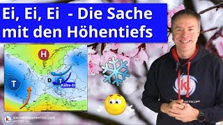 Nochmal kalt oder doch Frühling Große Unsicherheiten mit möglichen Höhentiefs [upl. by Dahraf]