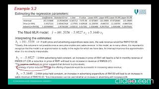 BSD4643 EconometricsChapter 3subtopic 33Hypothesis Testing in Multiple Linear RegressionPart3 [upl. by Hebner]