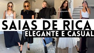 🔴LOOKS ELEGANTES E CASUAIS COM SAIAS NA MODA 2024 E 2025 INVERNO 2024 E VERÃO 2025 [upl. by Ecnarolf]