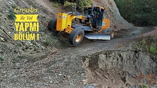 Greyder ile Orman Yol Yapmı Bölüm 1Forest Road Construction with Grader Part 1 keşfet [upl. by Akenot617]