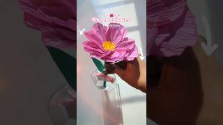 🌺😯 Blooming flower diy tutorial 🌺✨ paperengineering diy crafts [upl. by Lunette]