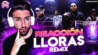 Reacción a LLORAS REMIX de Cauty Noriel Lenny Tavárez Alex Rose y Jay Wheeler [upl. by Vharat]