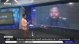 Energy Crisis  Load Reduction vs Load Shedding Prof Sampson Mamphweli weighs in [upl. by Ragen916]