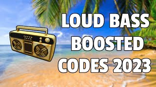 LOUD BASS BOOSTED Roblox Ids WORKING 2023 [upl. by Akemehs167]