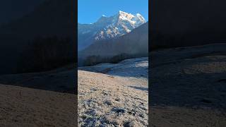 shortsfeed travel solotraveller mountains winter shortvideo shorts youtubeshorts trending [upl. by Anerok]