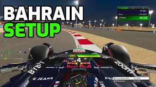 F1 24 BAHRAIN TRACK GUIDE  SETUP 125809 [upl. by Enaols]