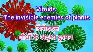 Viroids  the invisible enemies of plants विरोइड्स पौधों के अदृश्य दुश्मन [upl. by Oelak]