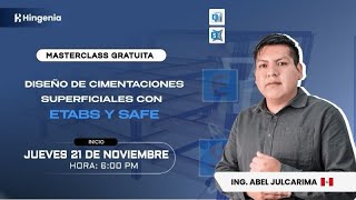 Diseño de Cimentaciones Superficiales con ETABS Y SAFE [upl. by Pros]