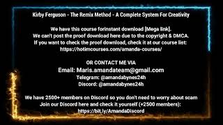 Course24hcom Kirby Ferguson  The Remix Method  A Complete System For Creativity [upl. by Nino]