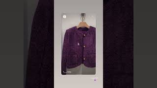 h Purple tweed jacket [upl. by Oznola484]