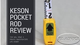 Keson Pocket Rod PR610 Review For Private Investigators [upl. by Klinges960]