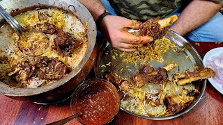 Handi Wali Nalli Loaded Mutton Biryani  Double Spicy Mutton Biryani Recipe [upl. by Cornia]