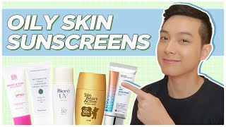 Best SUNSCREENS for OILY SKIN ☀️ MATTE or FAST ABSORBING  AFFORDABLE Options  Jan Angelo [upl. by Sheryle]