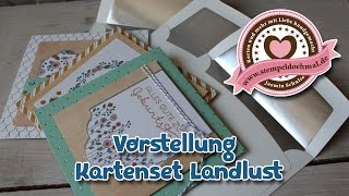 Tutorial Kartenset Landlust von Stampin Up [upl. by Gabor]