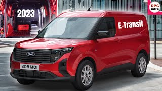 New 2023 Ford E Transit Courier With 100 kW Motor Revealed In Europe [upl. by Maude519]