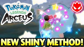 NEW EASY  FAST SHINY ALPHAS with Massive Mass Outbreaks in Pokemon Legends Arceus [upl. by Swithin]