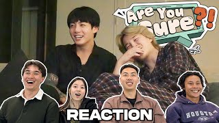 BTS Are You Sure Ep 8 FINALE REACTION [upl. by Nwahshar435]