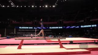 CENKOVA Veronika CZE  2015 Artistic Worlds  Qualifications Balance Beam [upl. by Ahsoet]