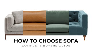 6 Tips For Choosing The Perfect Sofa amp Where To Buy Them [upl. by Stefanac199]