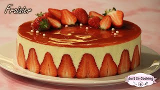 Recette de Fraisier à la Crème Diplomate [upl. by Pancho]