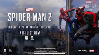 Marvels Spider Man 2  PC Announce Trailer [upl. by Yerbua873]