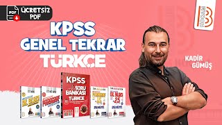 2024 KPSS Türkçe  Tek Videoda Genel Tekrar  Kadir Gümüş [upl. by Ibbor]