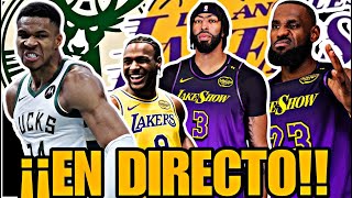 🟡 EN DIRECTO 🚨 LOS ÁNGELES LAKERS vs MILWAUKEE BUCKS 🔥 LEBRON BRONNY GIANNIS  NBA EN VIVO [upl. by Athiste]