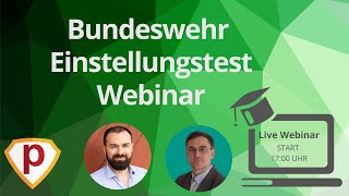 Bundeswehr Einstellungstest 2025 LiveWebinar [upl. by Onitnas]