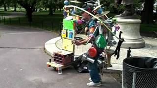 One Man Band at Boston Public Garden [upl. by Ahsaei]