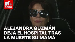 Así Salió Alejandra Guzman del hospital luego de darse a conocer la muerte de su mamá Silvia Pinal [upl. by Serra468]