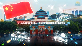 NEW Travel Stickers  Filmora 13 [upl. by Enner924]