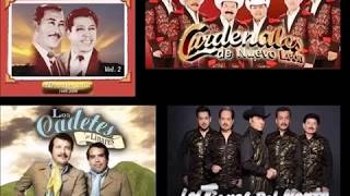 Los Alegres De Terán Los Cadetes De Linares Cardenales De Nuevo León y Los Tigres Del Norte [upl. by Retha260]