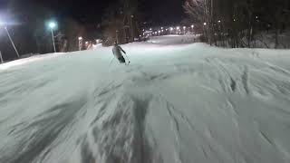 Best night skiing ever Saint Sauveur Quebec [upl. by Ettegirb]