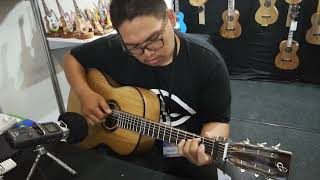 Custom Build 107 – Gmelina 0012 Fret Acoustic Guitar [upl. by Zedekiah]