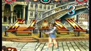 GGXX AC Sekai Saikyou Ketteisen  TeresaJam vs WoshigeMillia [upl. by Rasecoiluj]