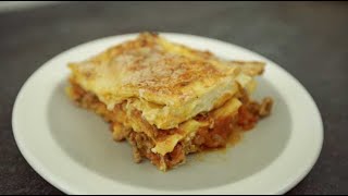 Lasagnes à la bolognaise facile [upl. by Macilroy]