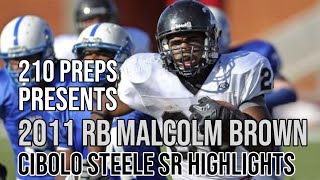 RB Malcolm Brown 28 SIGNED LOI TO TEXAS Cibolo Steele HS SR HighlightsCHAMPIONSHIP MODE [upl. by Antons]