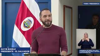 Nayib Bukele quotNosotros no metimos preso al 1 de la población nosotros liberamos al 99quot [upl. by Konrad580]