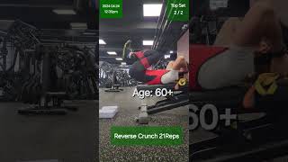 Reverse Crunch 21Reps Set 22 Daily SHORT Strength Training Program 2024 04 24 [upl. by Lang]